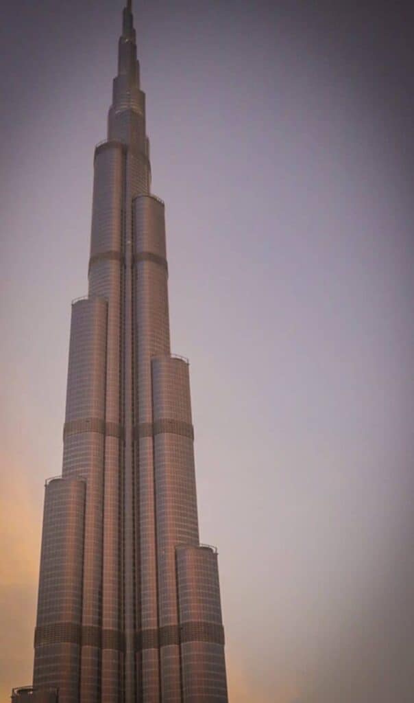 The Burj Khalifa exterior