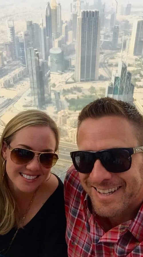 Dubai Burj Khalifa from the top