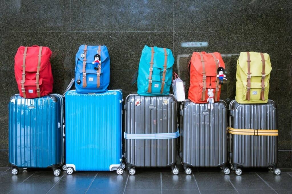 Holiday travel pack carry on luggage