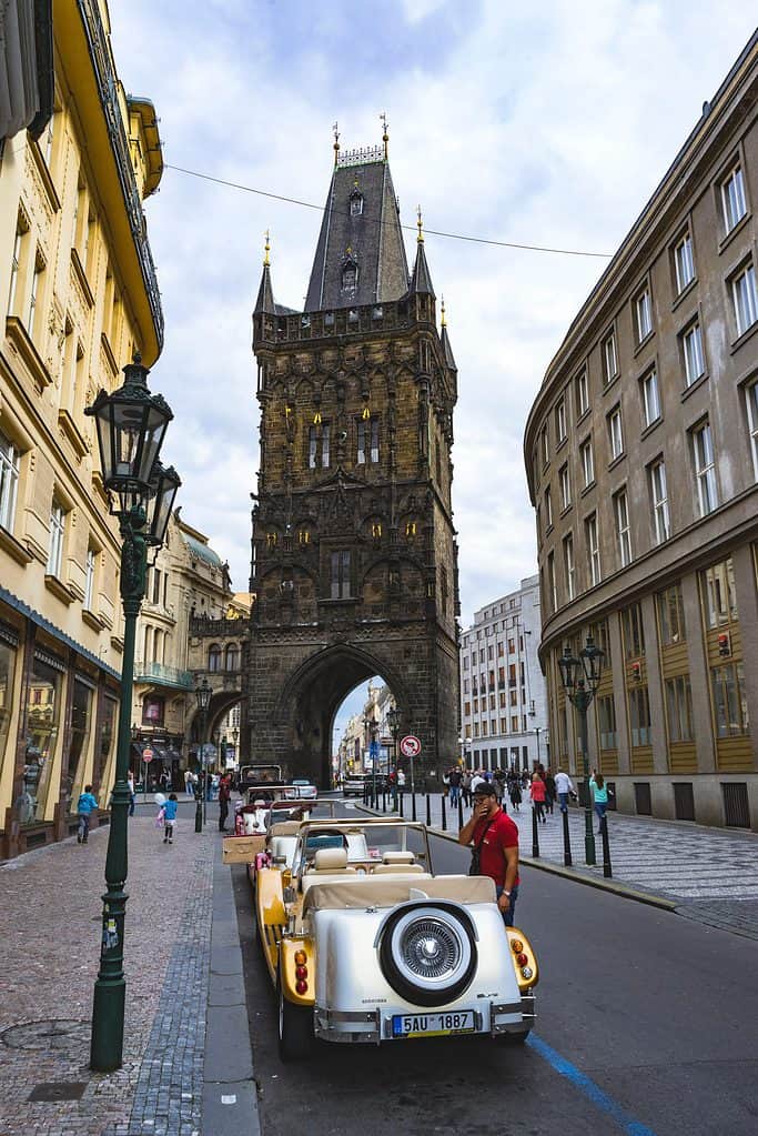 What to do in Prague- book a tour with Prague Old Car to see the sights.