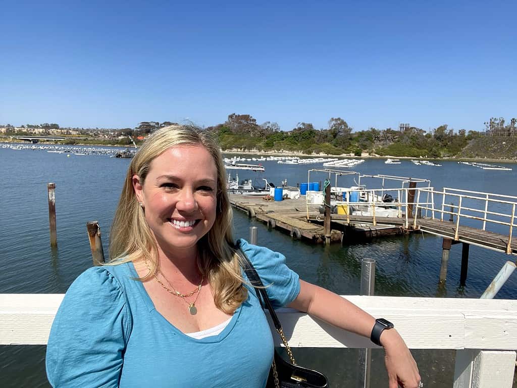 Getting ready to taste Carlsbad oysters.