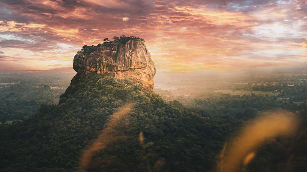 Climbing Sigiriya Rock