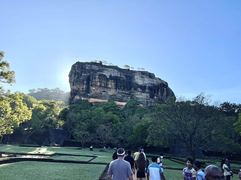 Making our way to the Sigiriya Rock hike