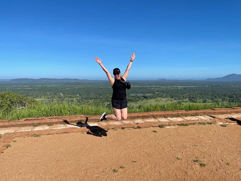 Reaching the top of the Sigiriya Sky Palace