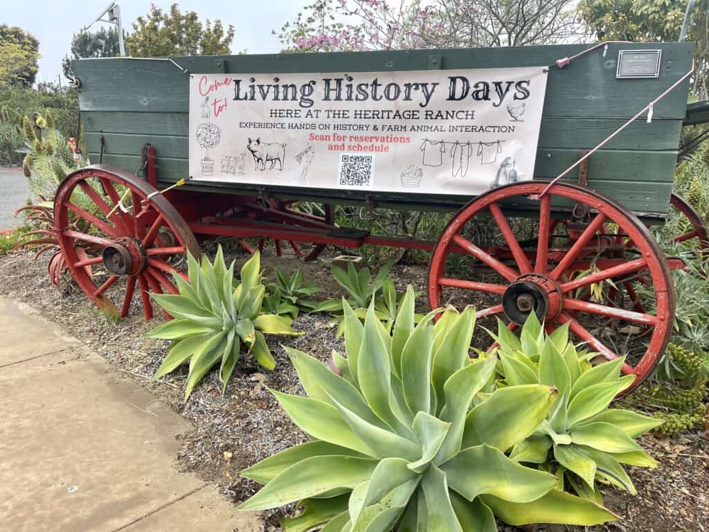 Wagon at the Heritage Ranch Encinitas.