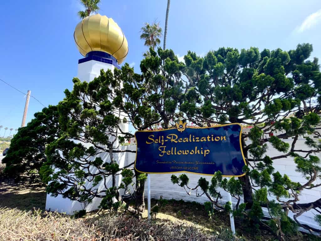 Self Realization Fellowship Encinitas Retreat Hermitage and Meditation Gardens entrance