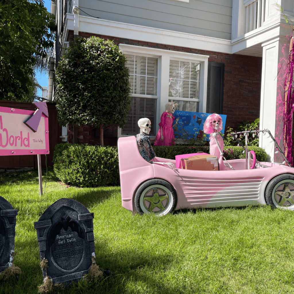 Barbie Halloween decorations Bressi Ranch.