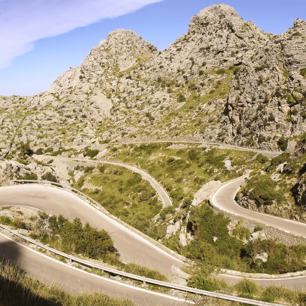The winding road of Sa Calobra
