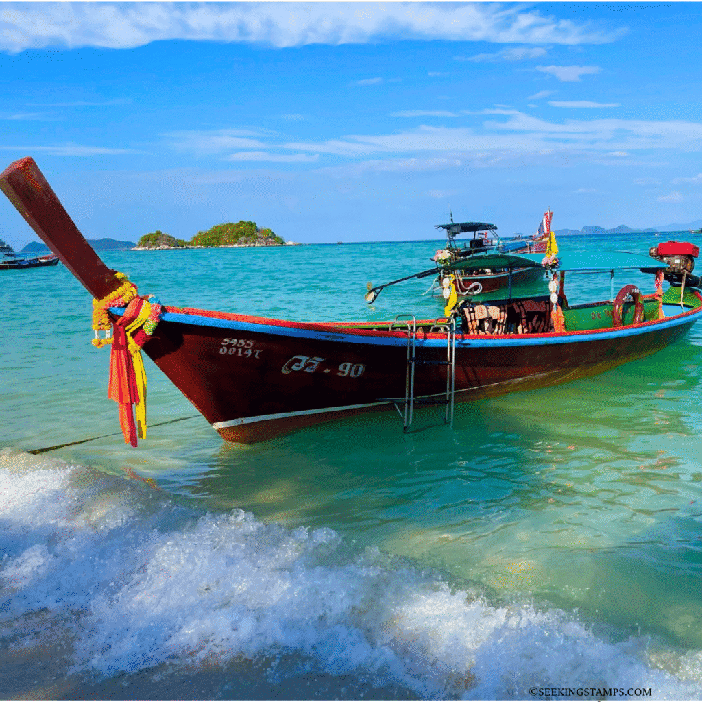 Taking a long tail boat is one of the best things to do in Koh Lipe Thailand.